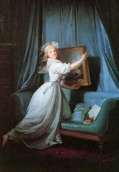 Henri Pierre Danloux Mademoiselle Rosalie Duthe Sweden oil painting art